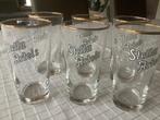 Retro glazen Stella Artois, Verzamelen, Glas en Drinkglazen, Ophalen, Zo goed als nieuw, Bierglas