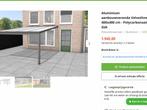 Aluminium pergola met polycarbonaat platen, Tuin en Terras, Overkappingen, Ophalen, Nieuw