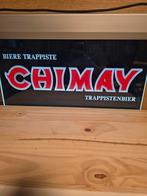 Prachtig lichtgevend hangbord Chimay 55 x 34 cm, Ophalen of Verzenden