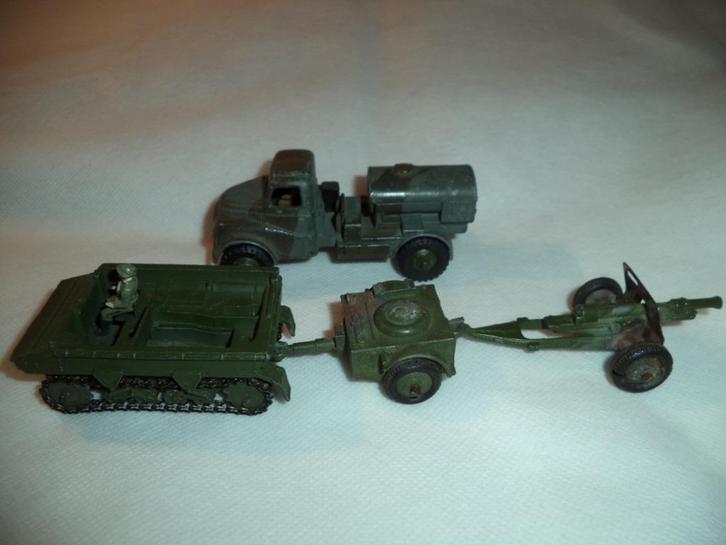 dinky toys gunset 162 en 643 watertanker, Verzamelen, Speelgoed, Ophalen of Verzenden
