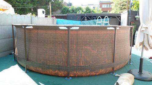 Groot Opbouwzwembad 3.80Mtr diameter, Tuin en Terras, Zwembaden, Zo goed als nieuw, Opzetzwembad, 80 tot 120 cm, 200 tot 400 cm