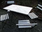 bistro set., Tuinset, Eettafel, Gebruikt, 4 zitplaatsen