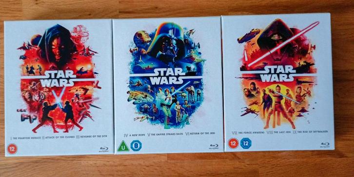 STAR WARS Complete Blu-ray set 1-9, Cd's en Dvd's, Blu-ray, Zo goed als nieuw, Science Fiction en Fantasy, Boxset, Ophalen of Verzenden