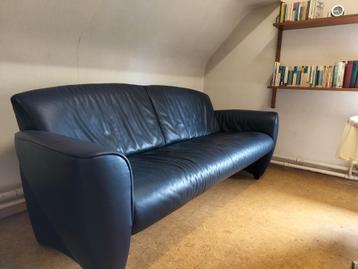 Blauwe tweezit (zetel) van Jori, Neuf, Moins de 75 cm, 150 à 200 cm, Enlèvement