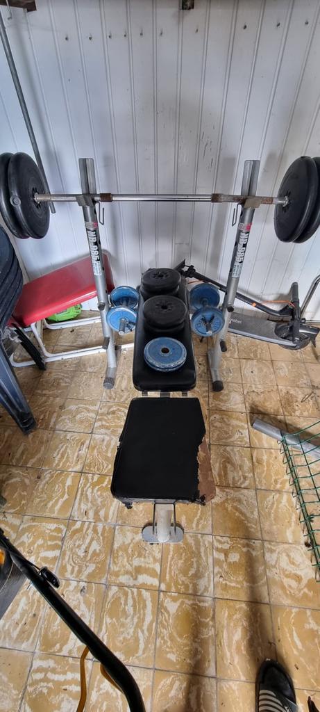 Kit d'équipement de sport, Sports & Fitness, Appareils de fitness, Utilisé, Centrale électrique, Bras, Jambes, Pectoraux, Abdominaux