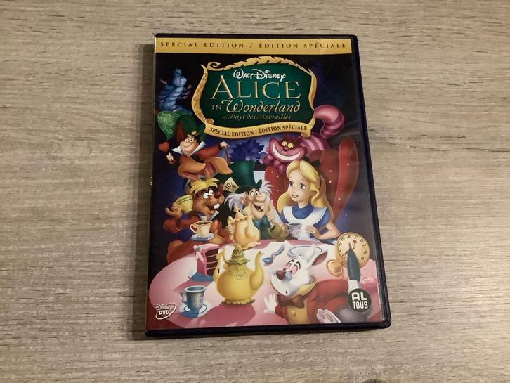 Walt Disney Alice au pays des merveilles DVD, CD & DVD, DVD | Films d'animation & Dessins animés, Comme neuf, Européen, Tous les âges