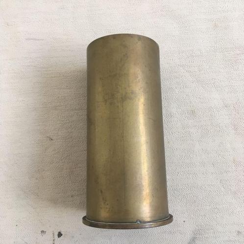 wo2 - 10,5cm Franse Duitse Mle 1935 huls - LEEG, Verzamelen, Militaria | Tweede Wereldoorlog, Landmacht, Hulzen of Bodemvondsten