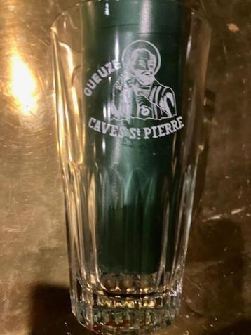 GLAS GUEUZE CAVES ST PIERRE 25 CL H : 15 CM beschikbaar voor biedingen