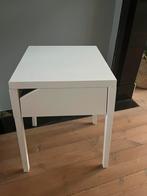 IKEA nachtkastje wit metaal, Huis en Inrichting, Minder dan 45 cm, Zo goed als nieuw, Minder dan 55 cm, Ophalen