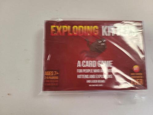 exploding kitten, Hobby en Vrije tijd, Gezelschapsspellen | Kaartspellen, Nieuw, Ophalen of Verzenden
