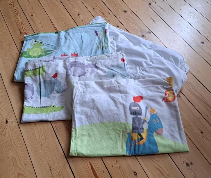 Ledikant dekentje - baby of peuter & 3 lakens, Kinderen en Baby's, Dekens, Slaapzakjes en Inbakerproducten, Gebruikt, Deken, 100 cm of meer