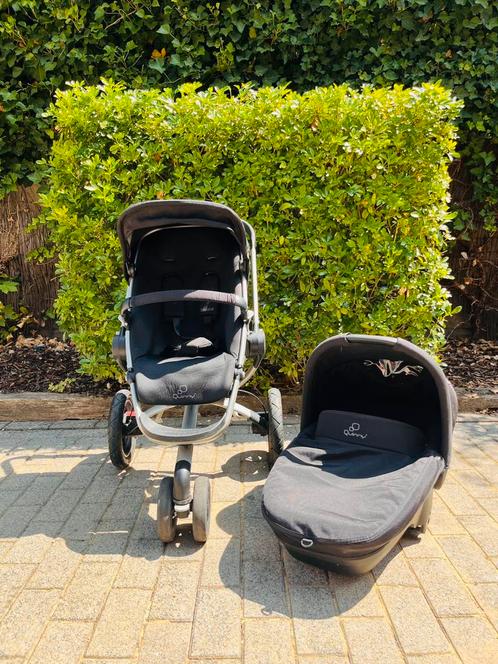 Quinny Buzz, Kinderen en Baby's, Kinderwagens en Combinaties, Gebruikt, Combiwagen, Quinny, Luchtbanden, Met reiswieg, Verstelbare duwstang