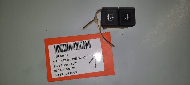 COMMUTATEUR Citroën XM (Y3) (01-1989/06-1994), Autos : Pièces & Accessoires, Tableau de bord & Interrupteurs, Citroën, Utilisé