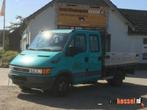 Iveco Daily 50C13 2.8 Hpi DC Open Laadbak Pick-Up AC, Auto's, Iveco, Bedrijf, Schuifdeur, Te koop