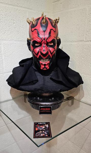 Sideshow Darth Maul Lifesize signé par Ray Park, Enlèvement, Comme neuf, Fantasy