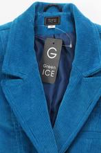 Kobaltblauwe ribfluwelen blazer Green Ice  44, Blauw, Maat 42/44 (L), Nieuw, Ophalen of Verzenden