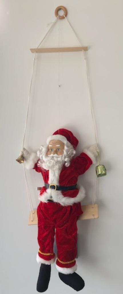 Kerstman op plank aan koord, Diversen, Kerst, Zo goed als nieuw, Ophalen of Verzenden