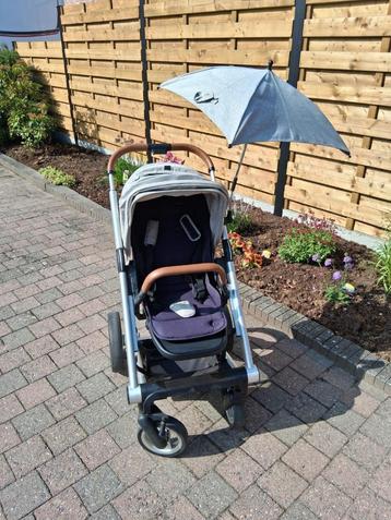 Mutsy iGO kinderwagen in 2-in-1 set (reiswieg + zitje/buggy, Tige de poussée réglable, Poussette combi, Enlèvement, Utilisé
