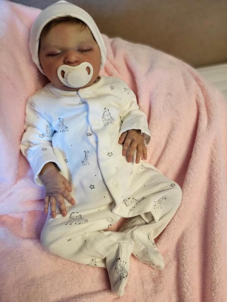 Reborn Laura - Bonnie Brown, Verzamelen, Poppen, Ophalen of Verzenden