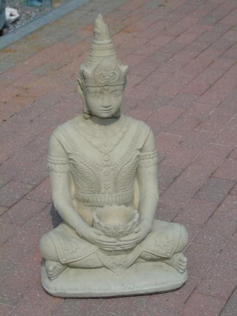 Thaise stenen Boeddha gereconstrueerd, geweldige prijs!, Tuin en Terras, Tuinbeelden, Nieuw, Boeddhabeeld, Steen, Ophalen