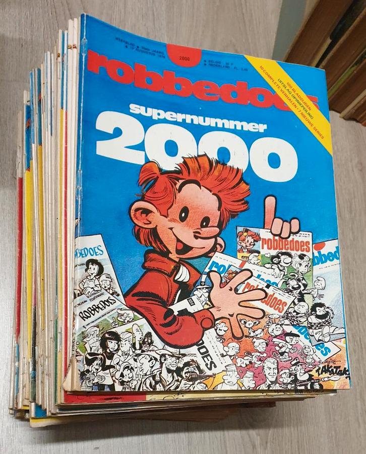 12 jaar Robbedoes tijdschriften, Livres, BD, Comme neuf, Enlèvement