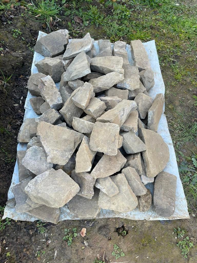 Pierres de Roche, Jardin & Terrasse, Gravier, Rochers & Caillasse, Beige, Enlèvement, Utilisé, Rocher