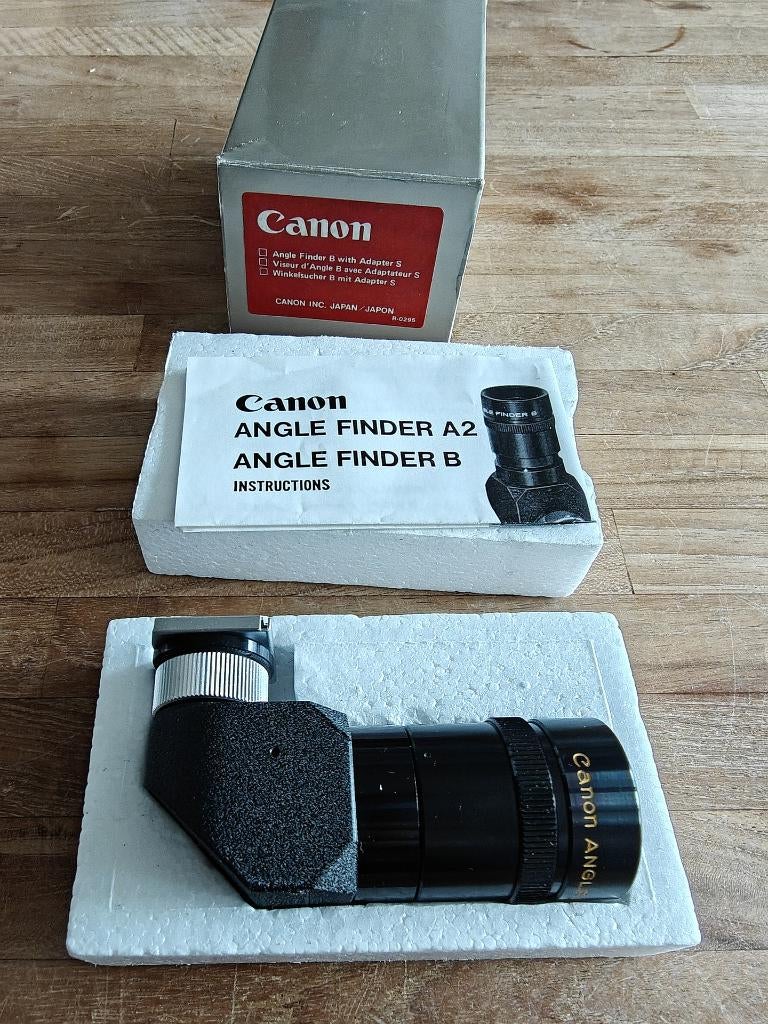 Canon angle finder (viewfinder), TV, Hi-fi & Vidéo, Appareils photo analogiques, Enlèvement ou Envoi, Utilisé, Reflex miroir, Canon