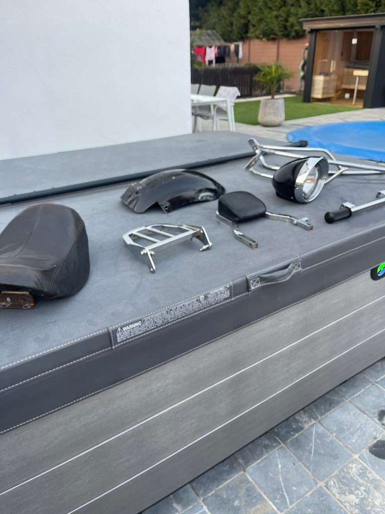 Originele stukken Suzuki intuder, Ophalen