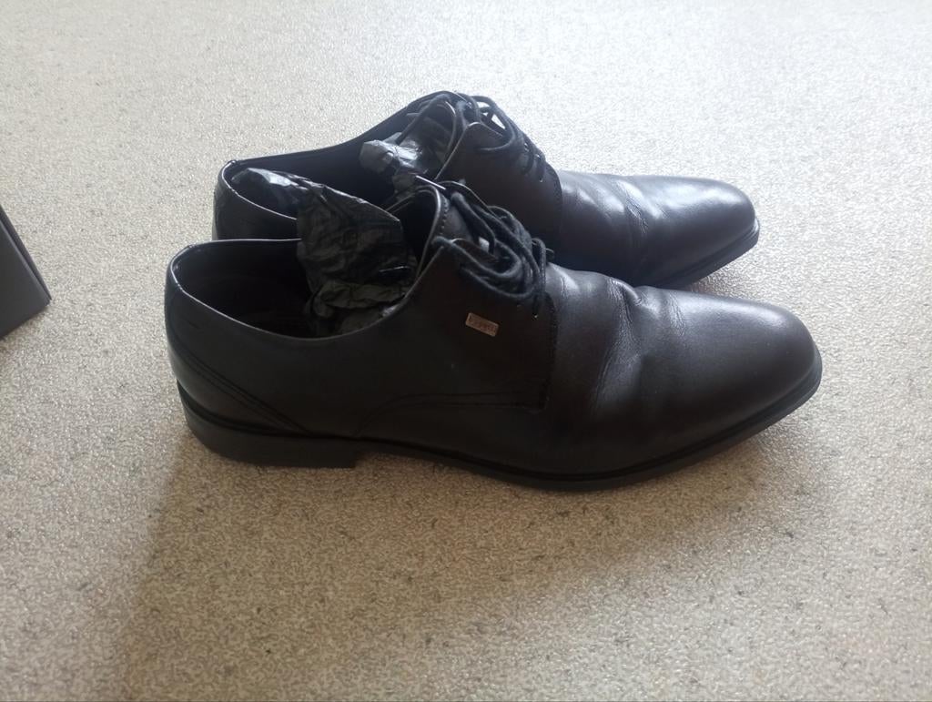 Nette Bugatti heren schoenen 43, Ophalen, Bugatti, Zwart, Zo goed als nieuw