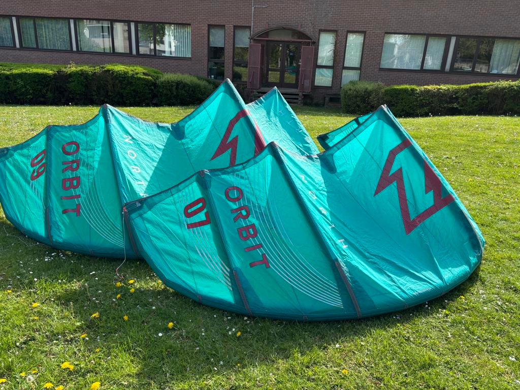 North Orbit 7, 9 et barre de navigation, Sports nautiques & Bateaux, Kitesurf, Enlèvement ou Envoi, Utilisé, Bar