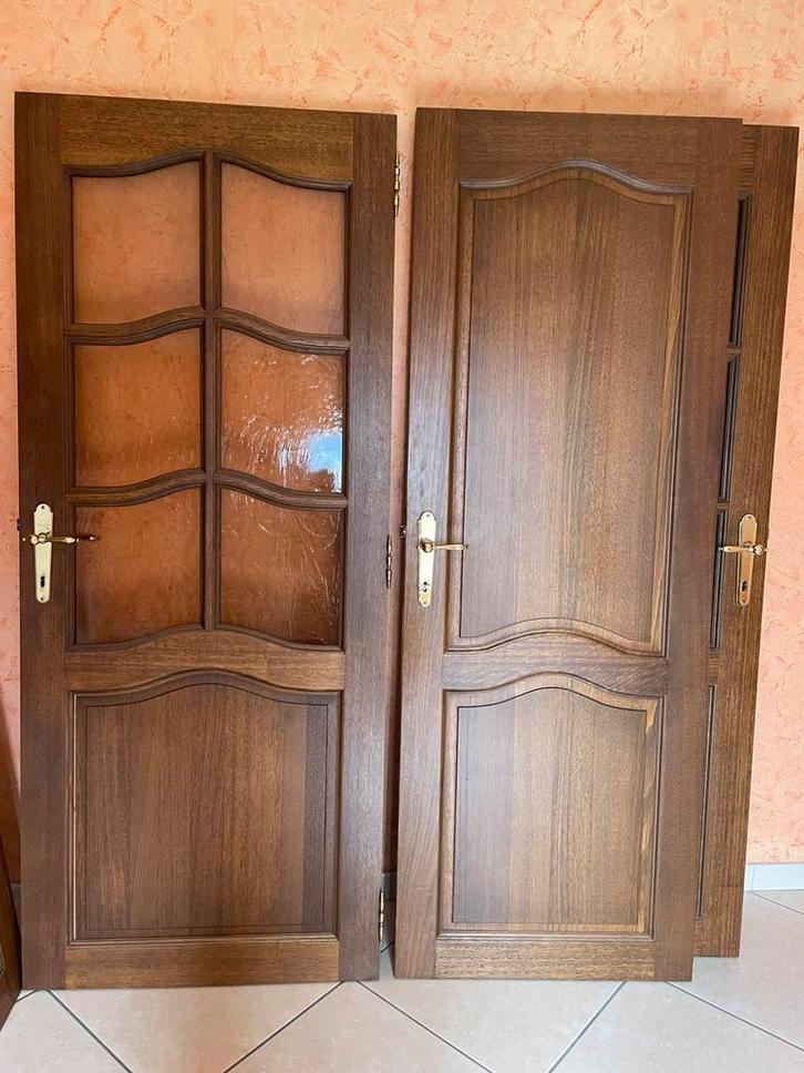 Portes Chêne, Bricolage & Construction, Châssis & Portes coulissantes, Comme neuf, Enlèvement