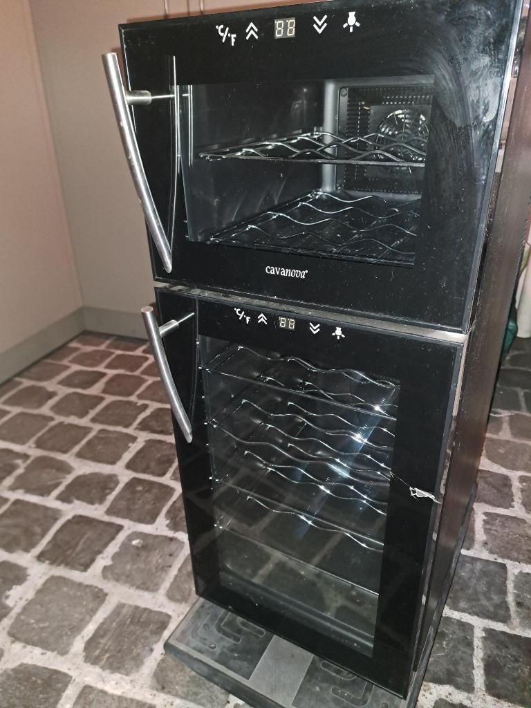 Wijnkoeler Cavanova, Electroménager, Réfrigérateurs & Frigos, Utilisé, Sans bac à congélation, Moins de 75 litres, Moins de 85 cm