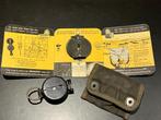 US WWII WO2 Engineers compass met pouch en handleiding, Verzamelen, Militaria | Tweede Wereldoorlog, Ophalen of Verzenden