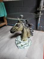 Bijzet tafel met onderstel paard, Ophalen