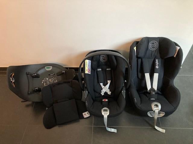 2 Cybex set: Cloud Z + Sirona + Isofix base – compleet, Autres marques, Mode veille, Comme neuf, Enlèvement