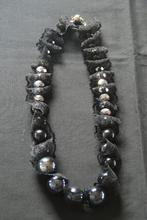 Halsketting ketting met Zwarte Kant in Nieuwe staat, Ophalen of Verzenden, Zo goed als nieuw, Zwart