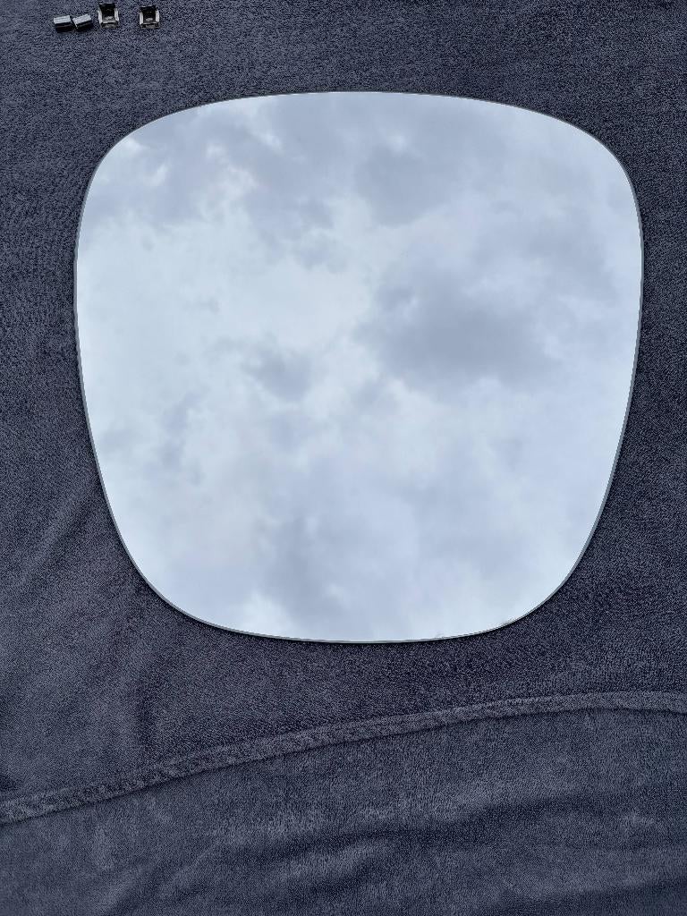 Gratis wandspiegel, Ophalen, Gebruikt, Minder dan 100 cm, Ovaal