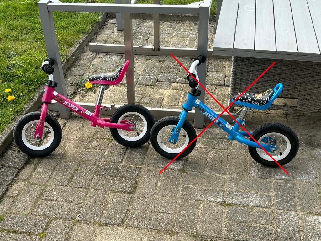 Jetter loopfiets roze, Ophalen, Gebruikt, Loopfiets