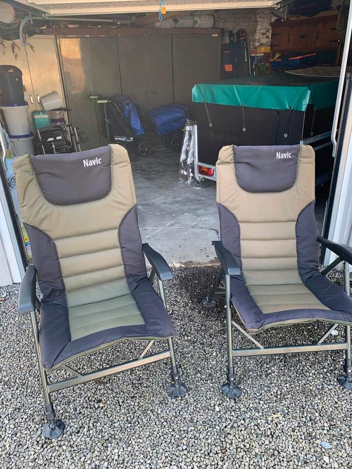 KARPER STOELEN ( GERESERVEERD tmt woensdag., Watersport en Boten, Hengelsport | Karpervissen, Zo goed als nieuw, Ophalen