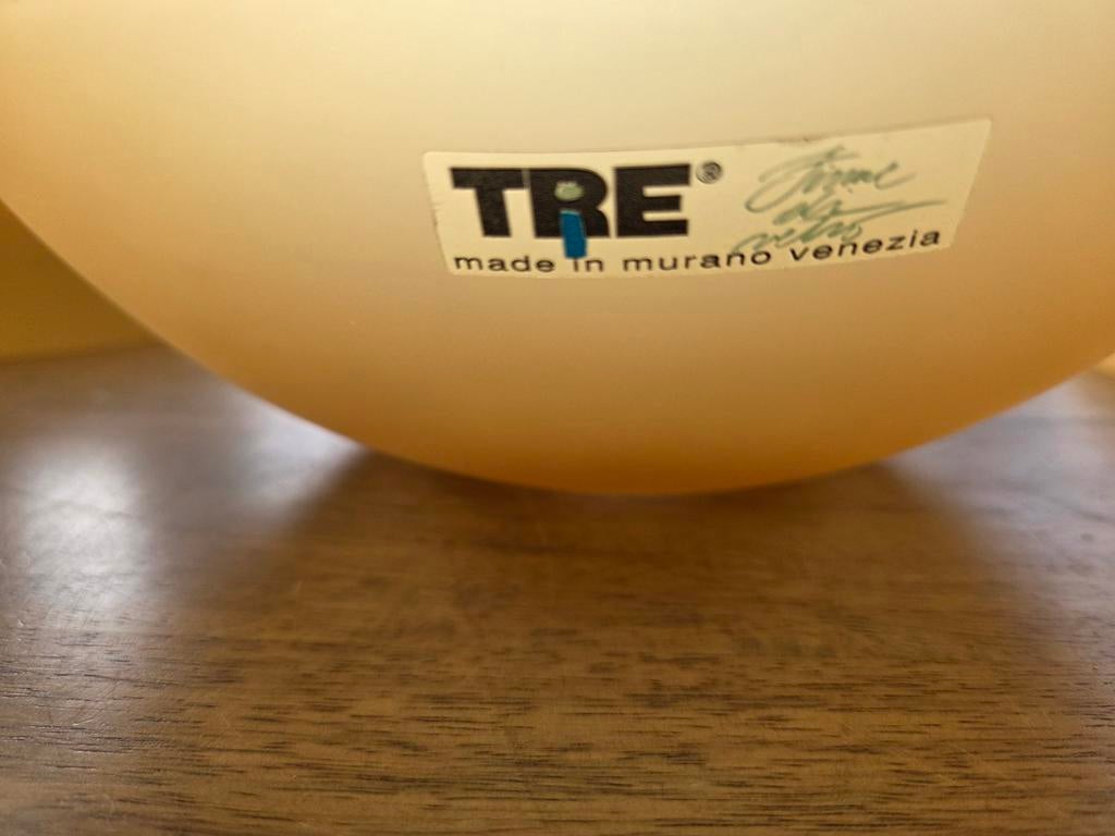 Murano Tre glas vintage lampenkap, Antiquités & Art, Antiquités | Éclairage, Enlèvement