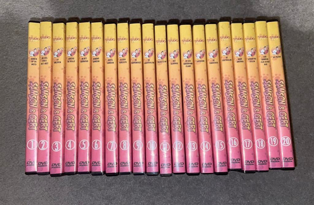 20x Samson en Gert dvds, Cd's en Dvd's, Dvd's | Tv en Series, Zo goed als nieuw, Verzenden
