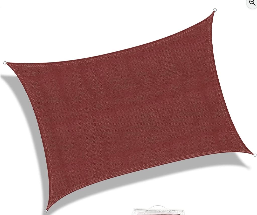 Schaduwdoek 4x6m, Tuin en Terras, Ophalen, Nieuw