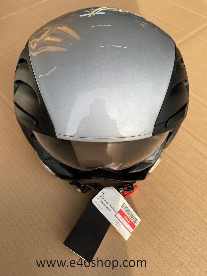 BMW Helm Airflow 2 titansilber met. MAAT 56/57 NIEUW  763185, Motoren, Kleding | Motorhelmen, Jethelm, Ophalen of Verzenden