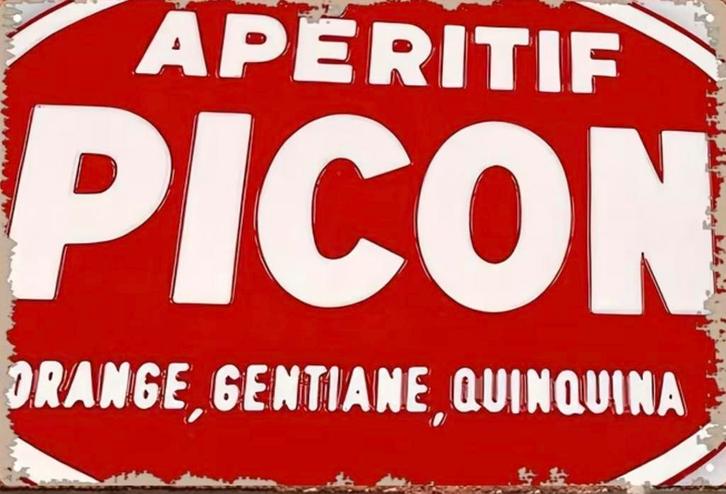 Panneau en bois Apéritif Picon - mancave vintage rétro, Collections, Marques & Objets publicitaires, Neuf, Panneau publicitaire