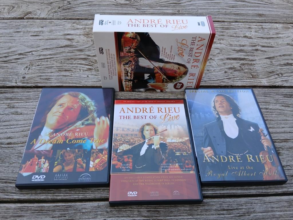 NOUVEAU DANS LE COFFRET ANDRÉ RIEU THE BEST OF LIVE 3 DVDS, Enlèvement ou Envoi, Neuf, dans son emballage