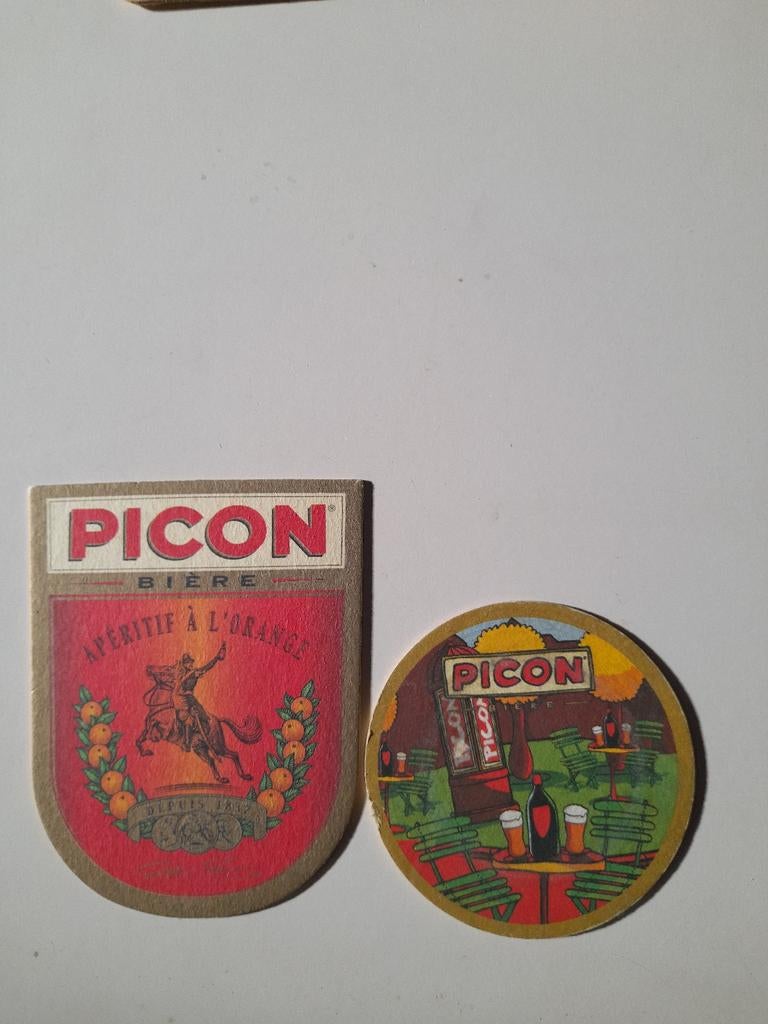 2 viltjes picon, Ophalen of Verzenden, Viltje(s)