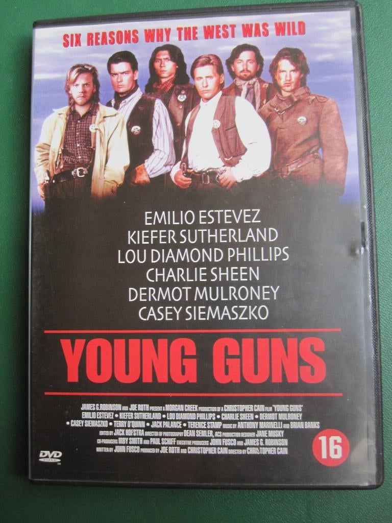 Young Guns (1988), CD & DVD, DVD | Aventure, À partir de 16 ans, Enlèvement ou Envoi, Comme neuf