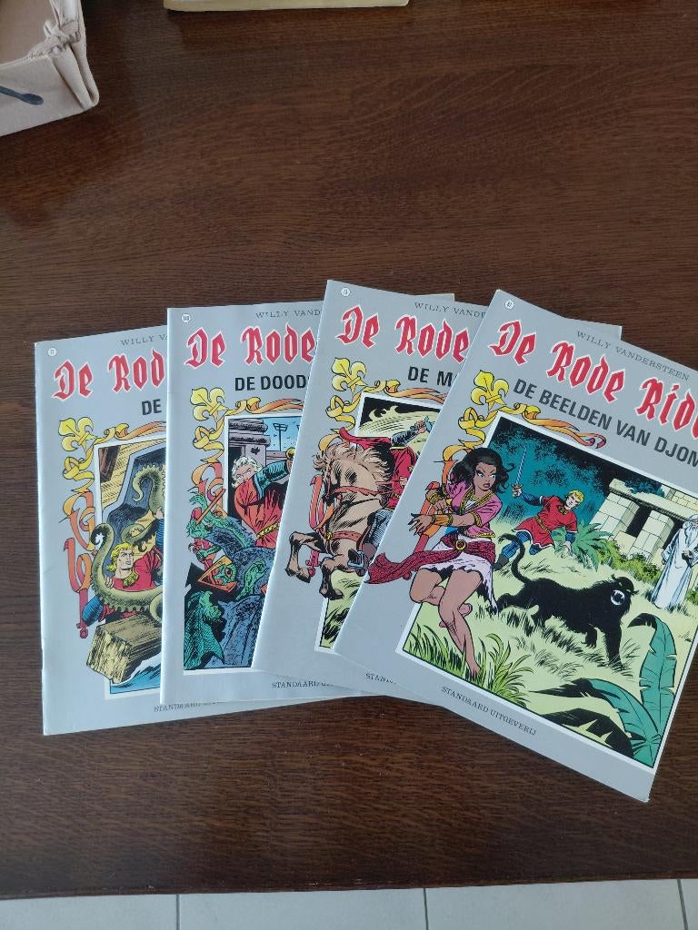 De rode ridder strips  73, 77, 87, en 140, Ophalen, Willy Vandersteen, Zo goed als nieuw, Meerdere stripboeken