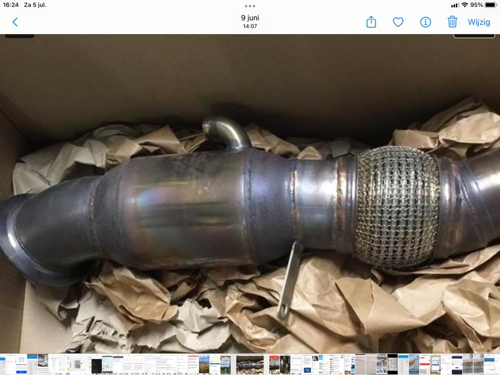Douwnpipe met katalysator, Ophalen, BMW
