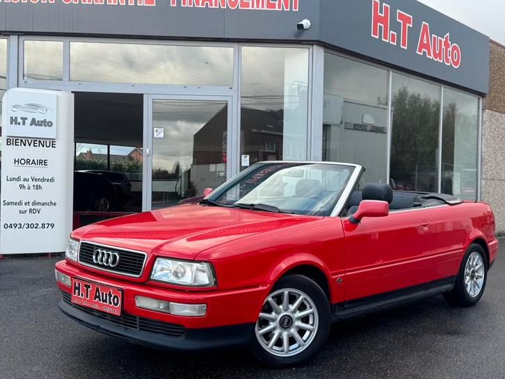 Audi 80 2.6 v6/tres propre cabriolet/airco/ancetre cuir !!, Autos, Audi, Entreprise, Achat, Adapté aux personnes handicapées, ABS